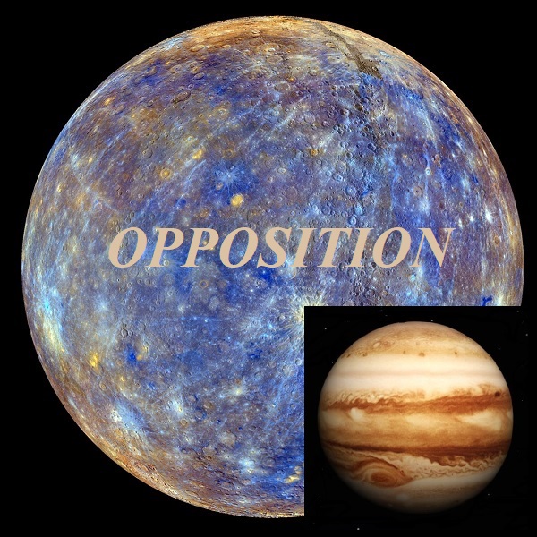 Opposition Mercury Jupiter